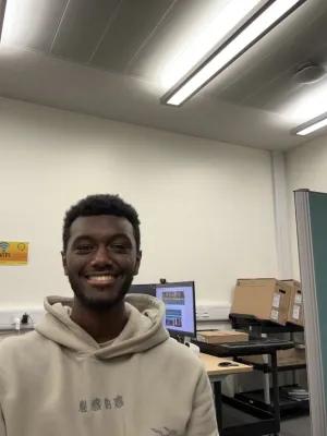 Modern apprentice in office environment